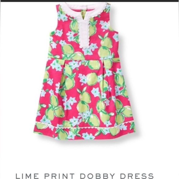 JANIE & JACK South Beach Beauty- Lime Citrus Dress - size 6 - Picture 1 of 7